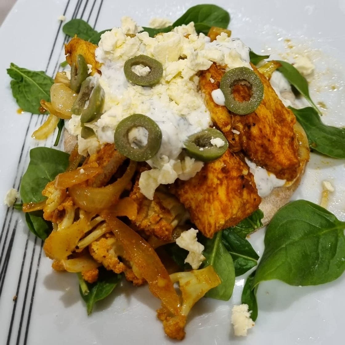 Sheet Pan Chicken Pitas with Tzatziki