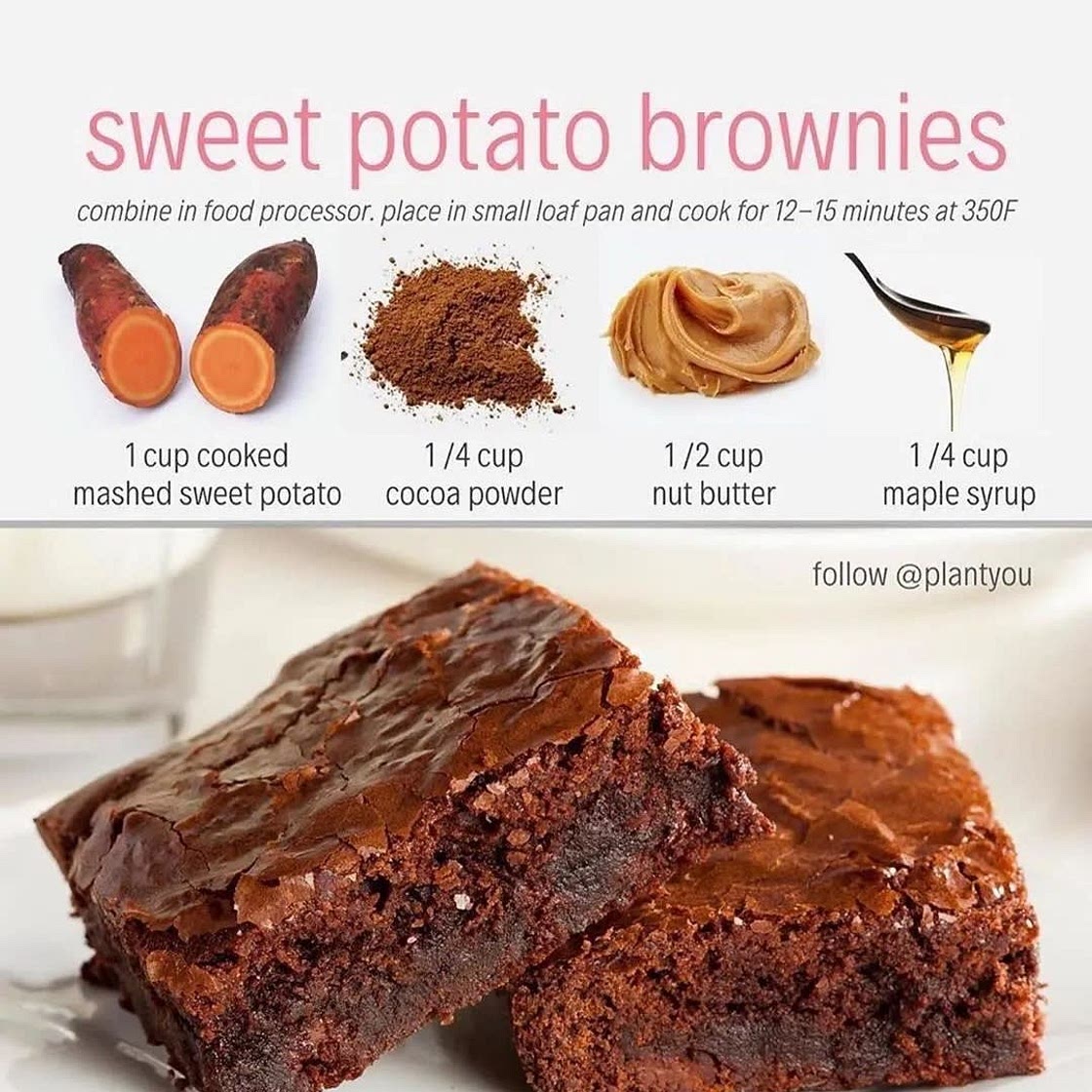 Sweet potato brownie