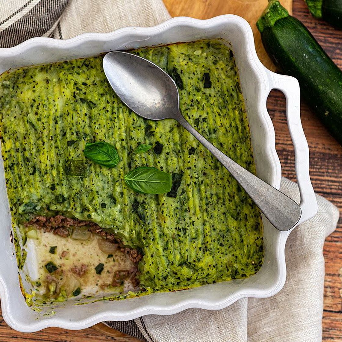 Hachis parmentier courgette parmentier vegan