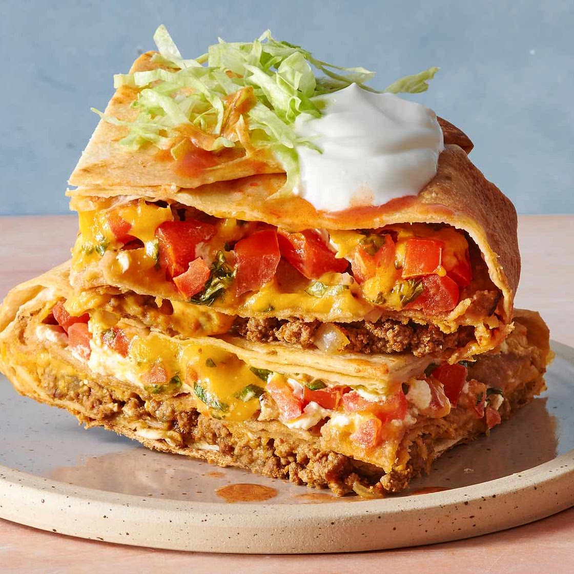 Crunchwrap Casserole