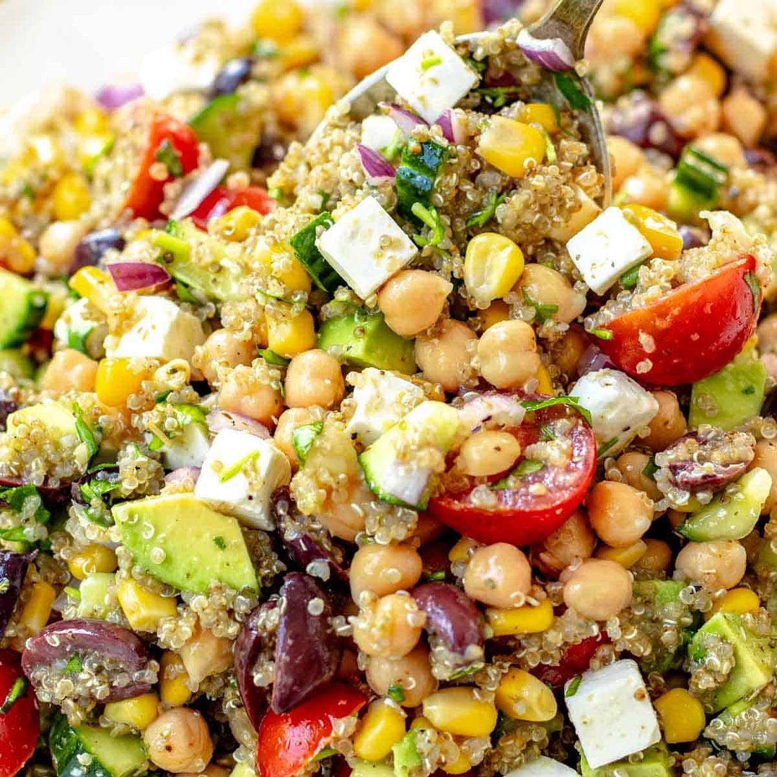 Quinoa Chickpea Salad