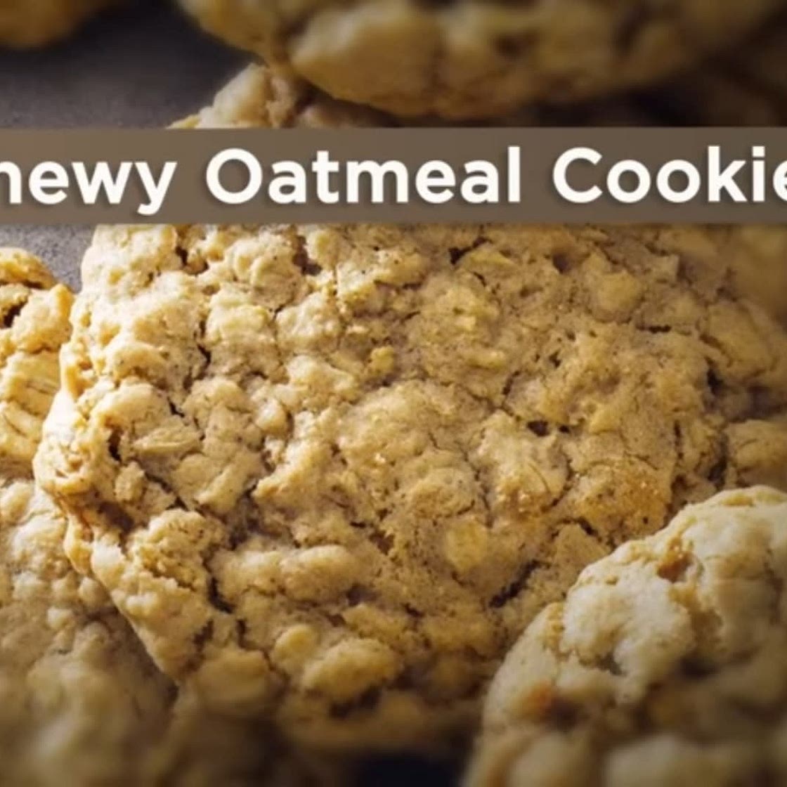 Brown Butter Chewy Oatmeal Cookies