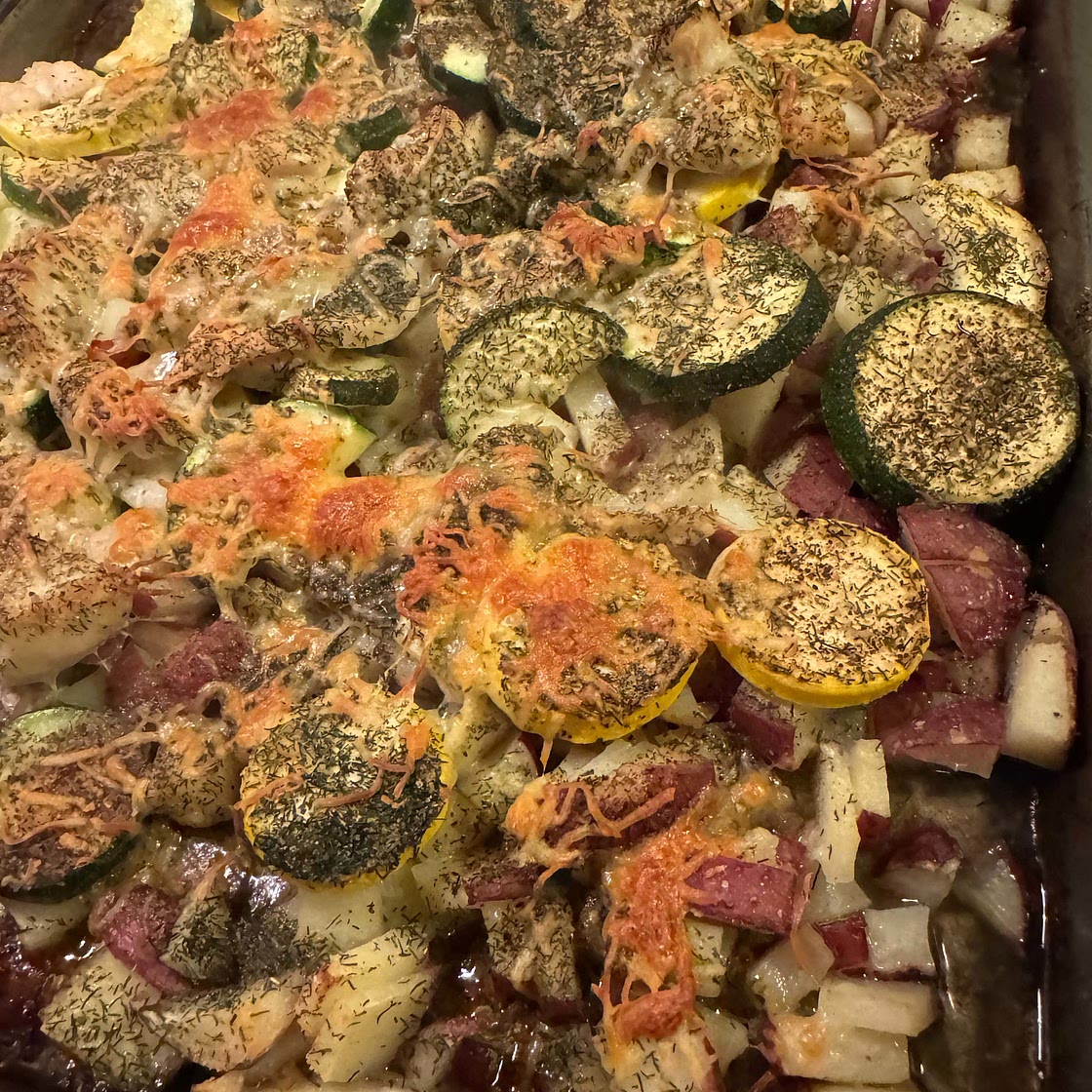 Garlic Butter Chicken with Zucchini and Corn - One-Pan, 30-Minute Meal