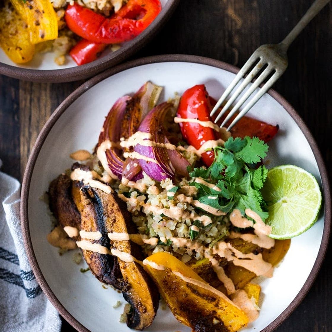 Veggie Fajita Buddha Bowls
