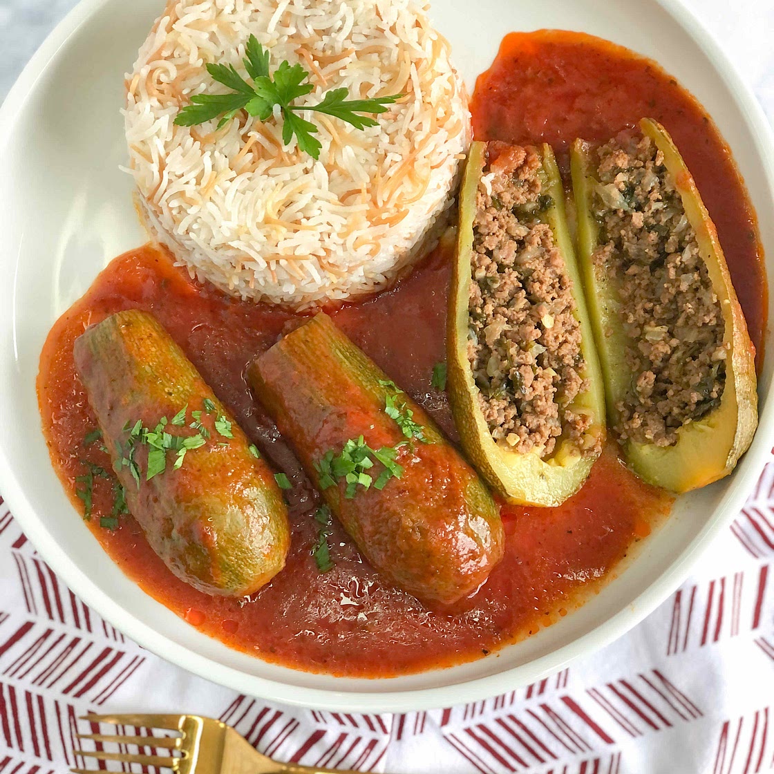Kulend Mahshi - Stuffed  Mexican Squash  