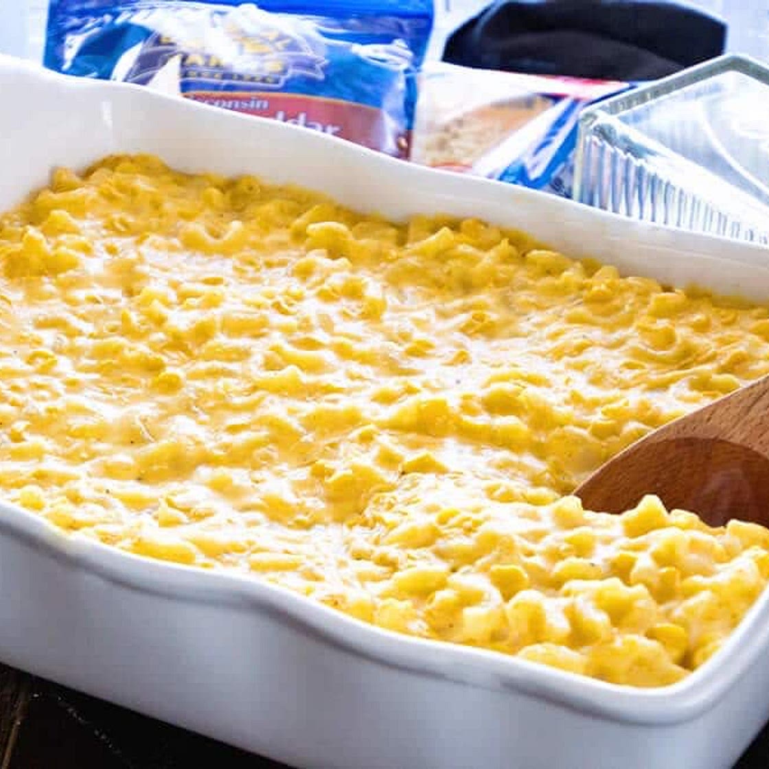 Nancy’s pasta-corn casserole