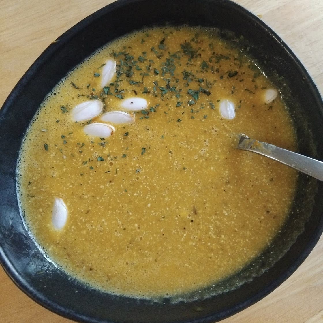 High Protein Pumpkin Soup With Cottage Cheese