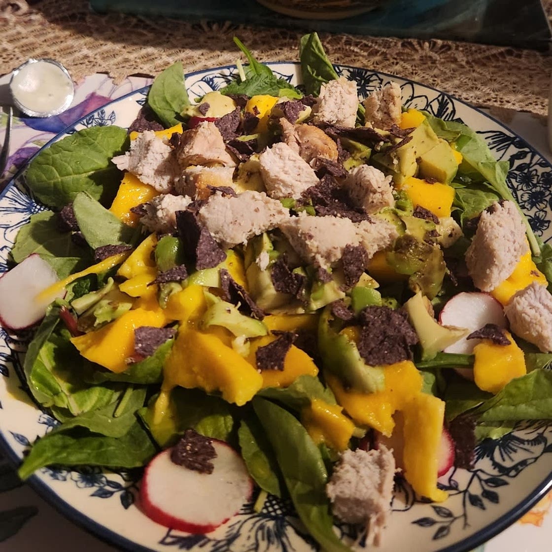 Southwest Salad With Pork