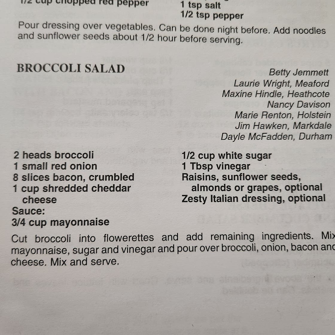 Broccoli Salad
