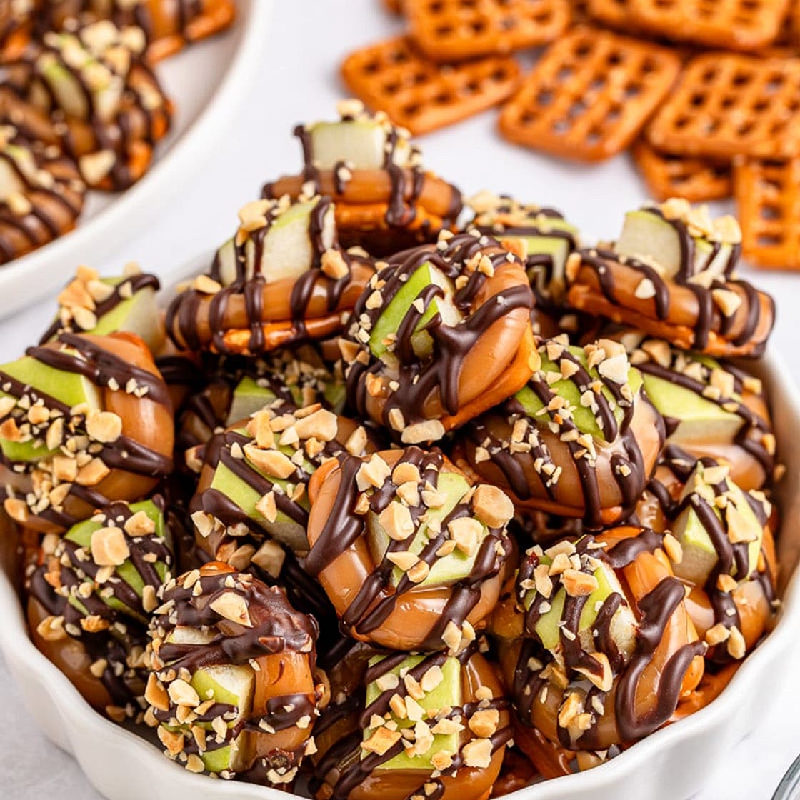 Caramel Apple Bites