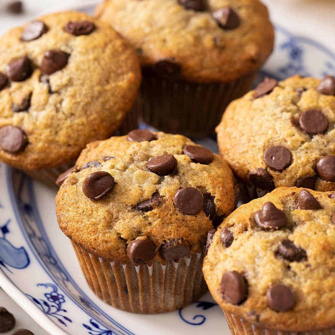 Banana Chocolate Chip Muffins