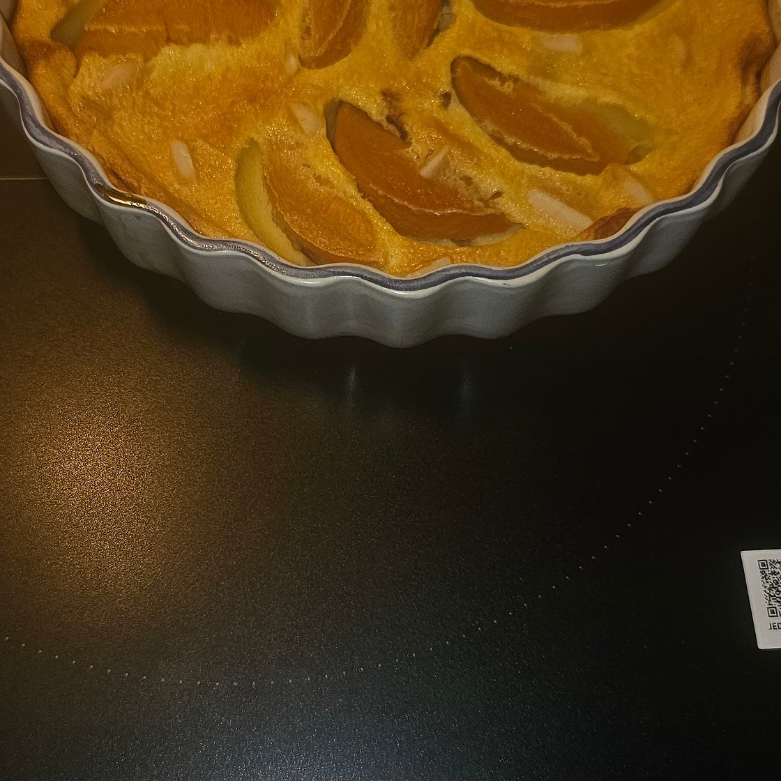 Clafouti aux peches