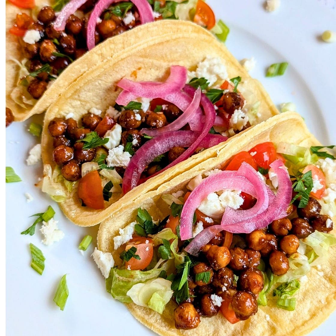 BBQ Chickpea Tacos