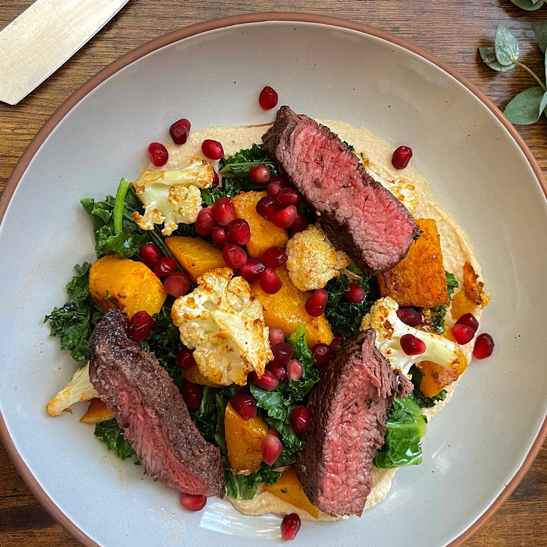 Autumn Harvest Steak Bowl