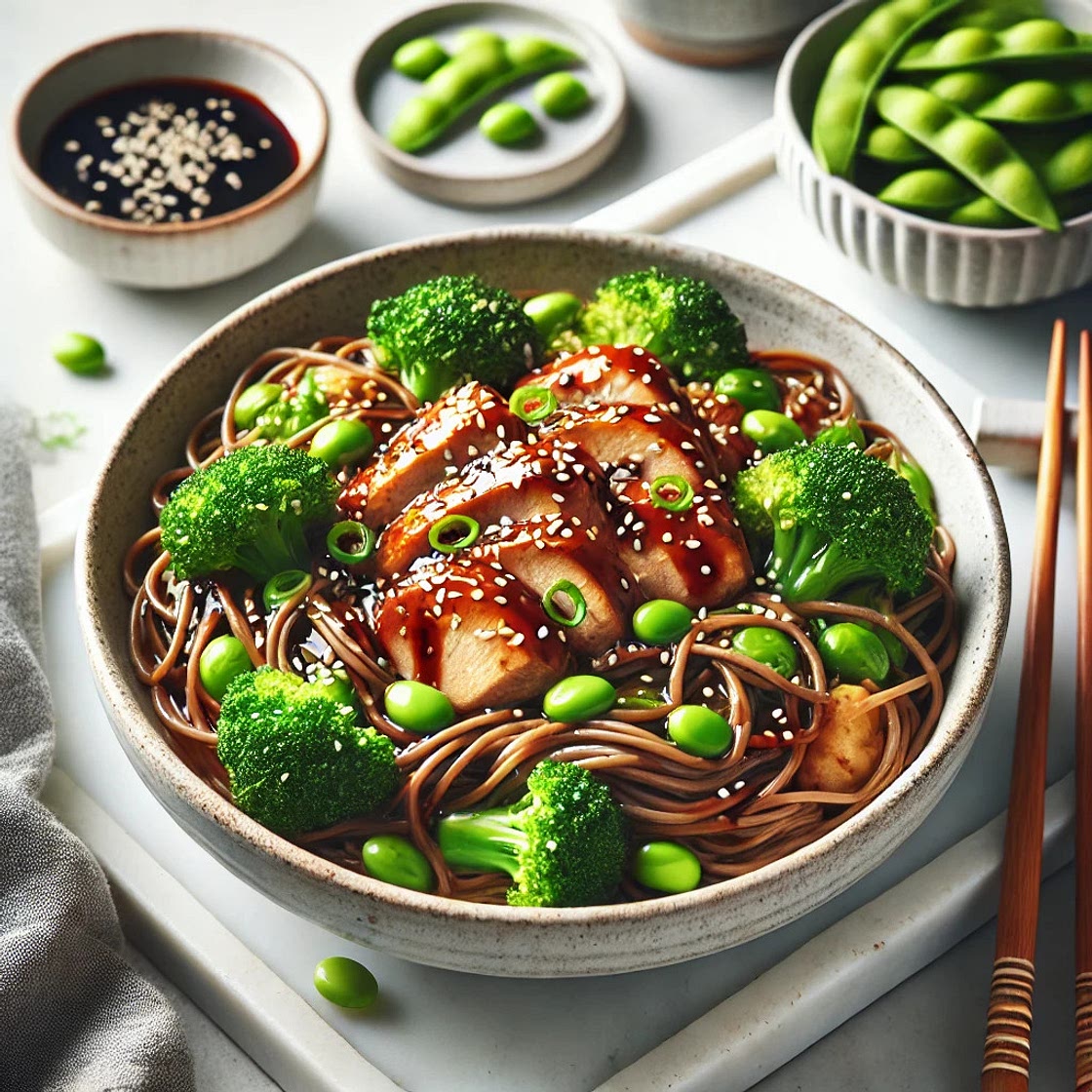 Poulet teriyaki aux brocolis