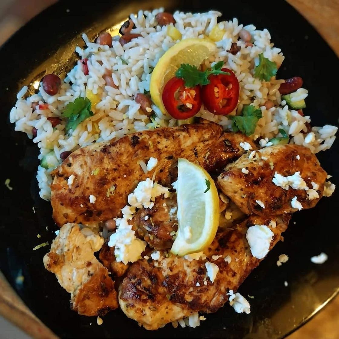 Greek Chicken with Lemon and Feta