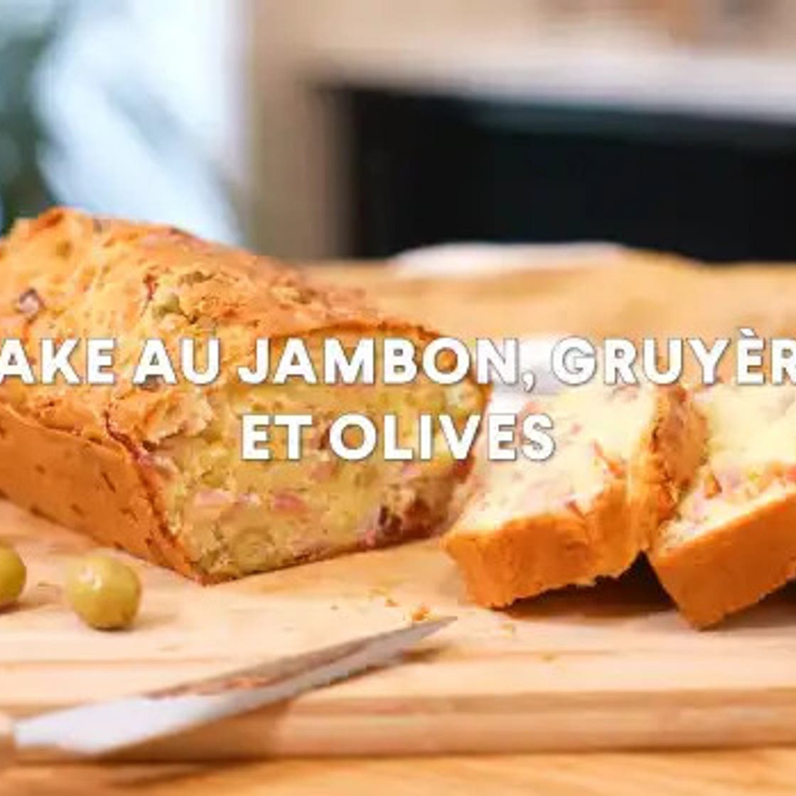 Cake jambon olives