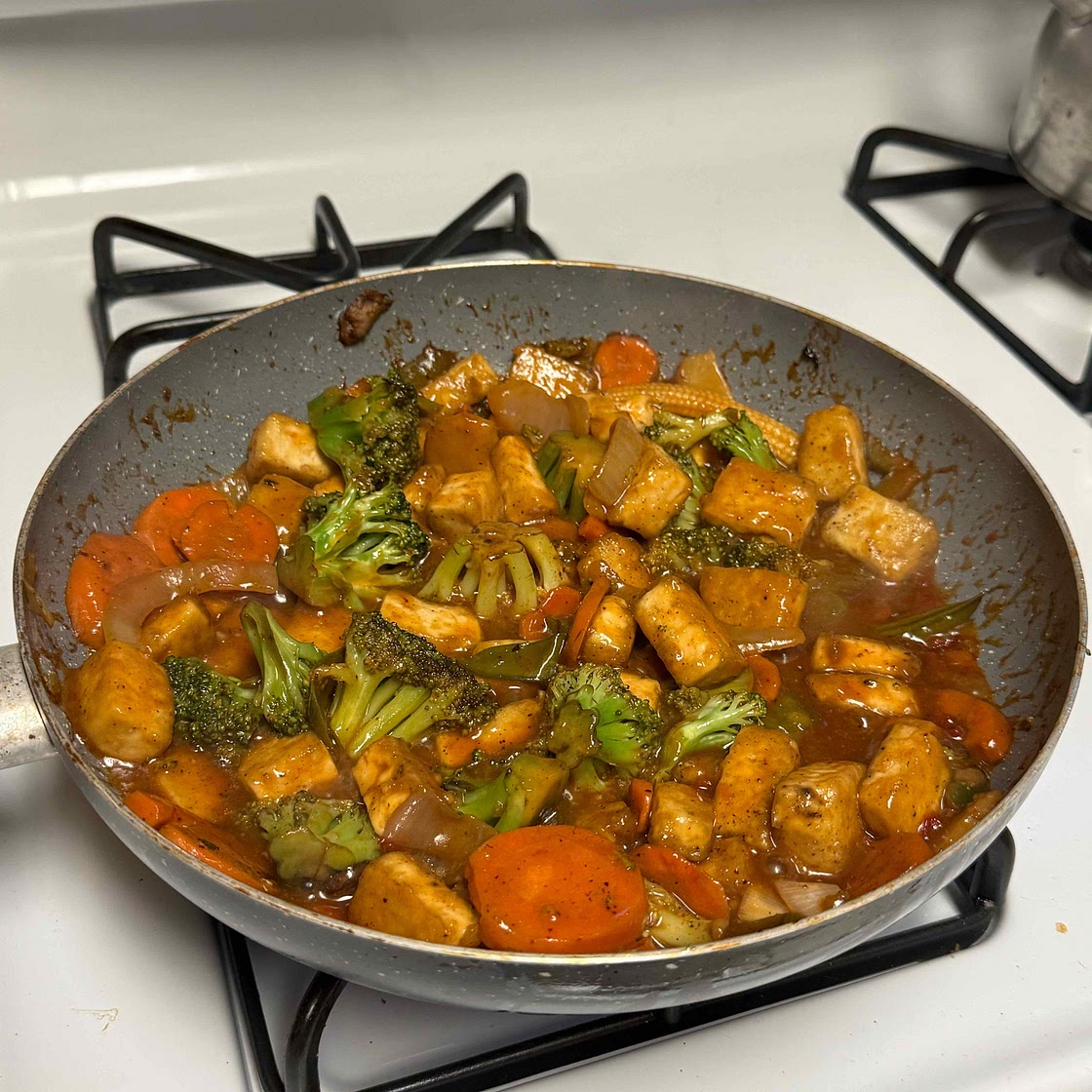 Crispy Tofu Broccoli Stir Fry