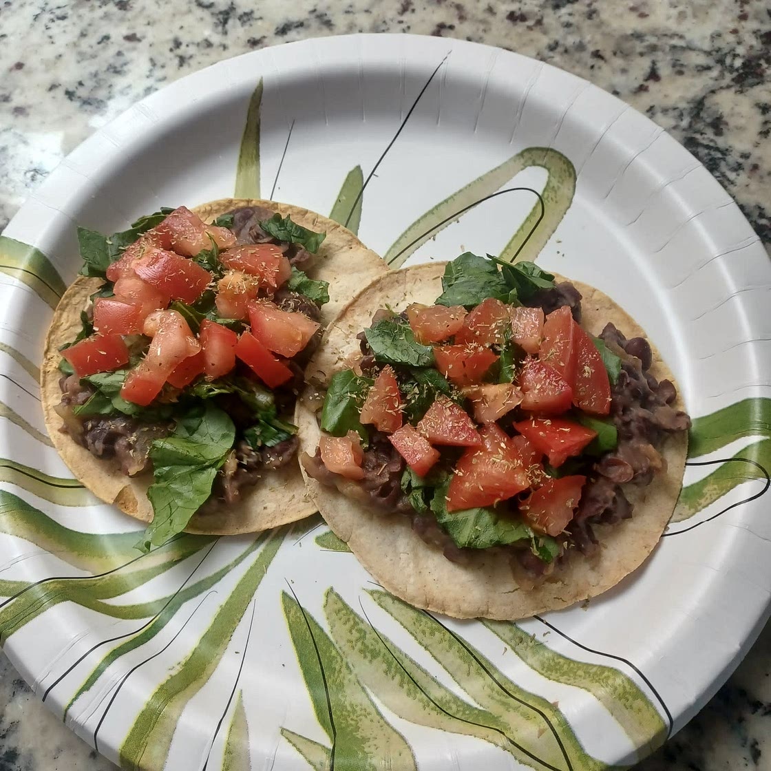 Quick Black Bean Tostadas