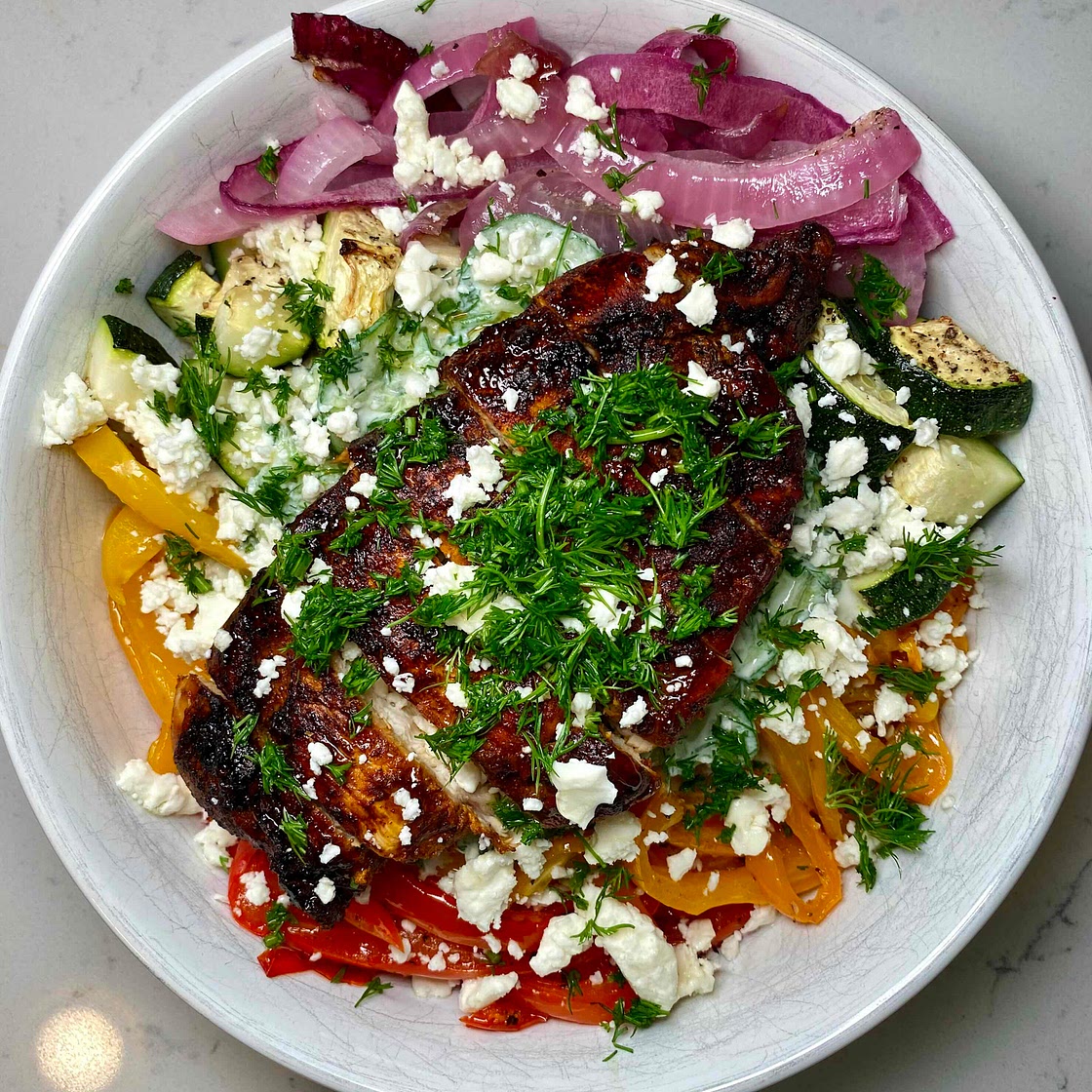 Mediterranean Chicken Bowl