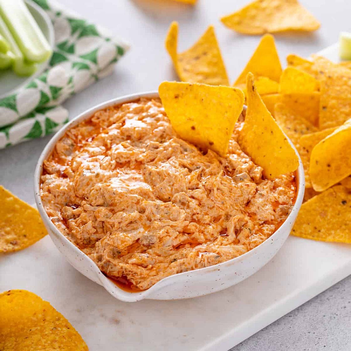 Spicy Buffalo Chicken Dip