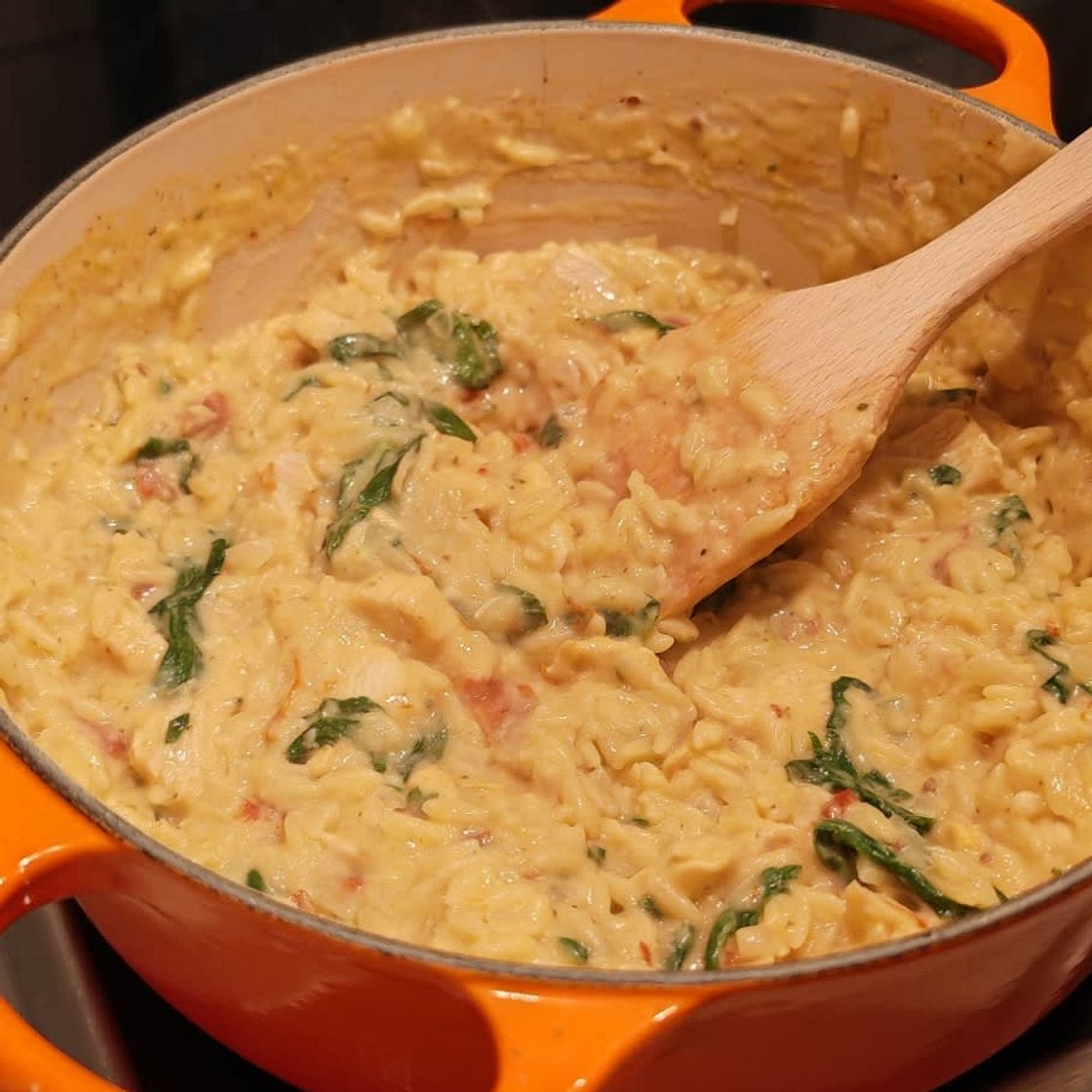 Marry Me Chicken Orzo {One Pot}