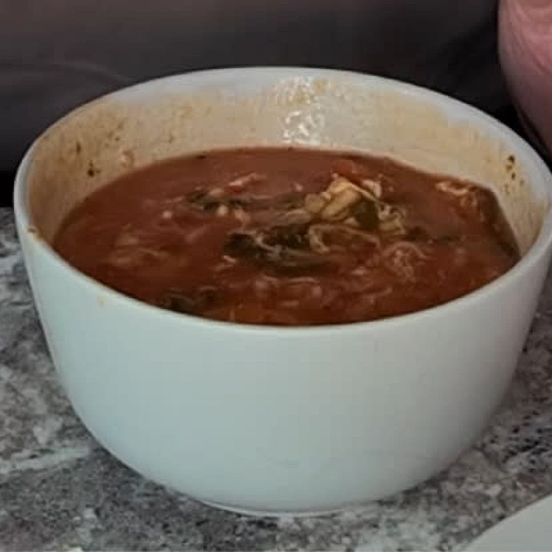 Pizza soup