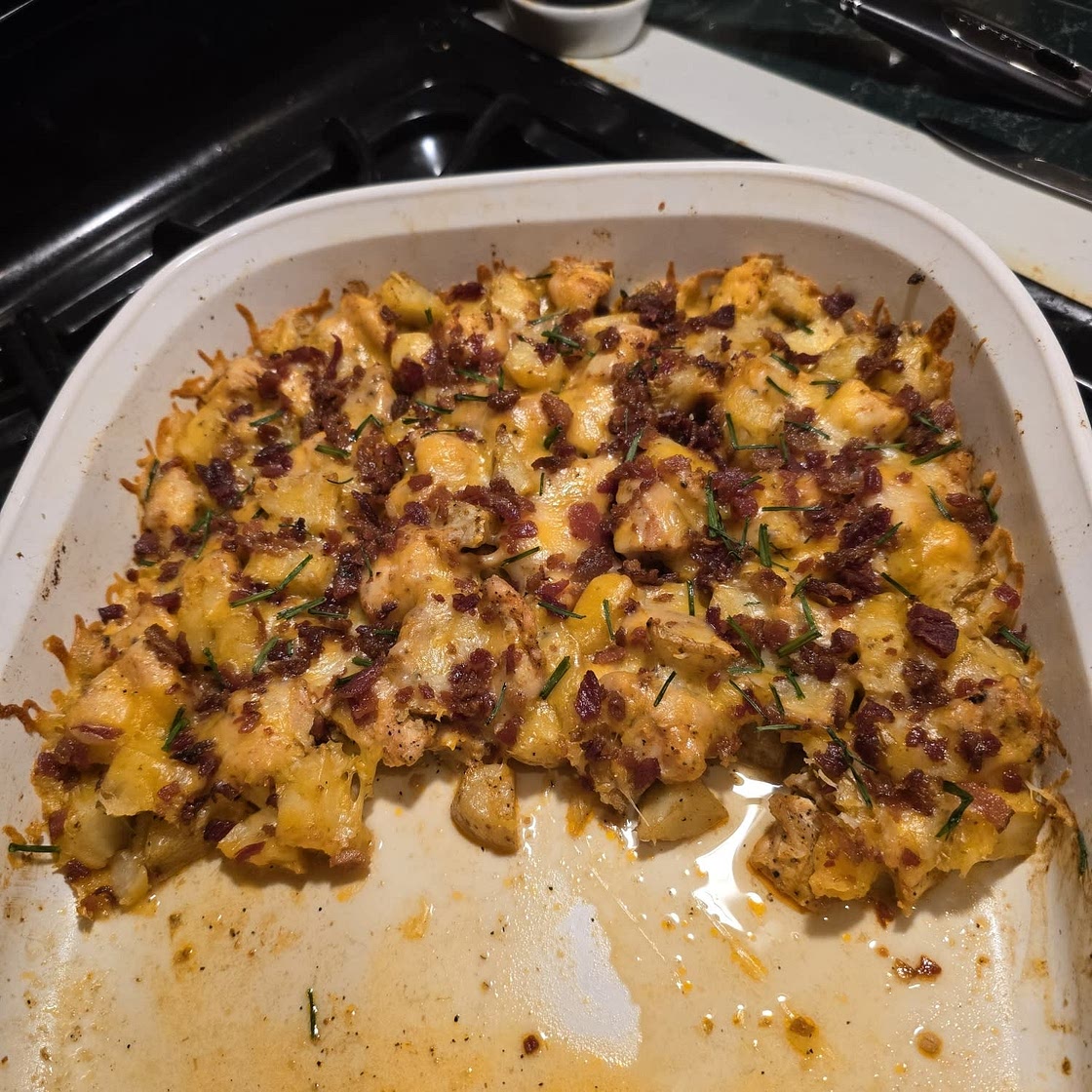 Loaded Chicken and Potato Casserole