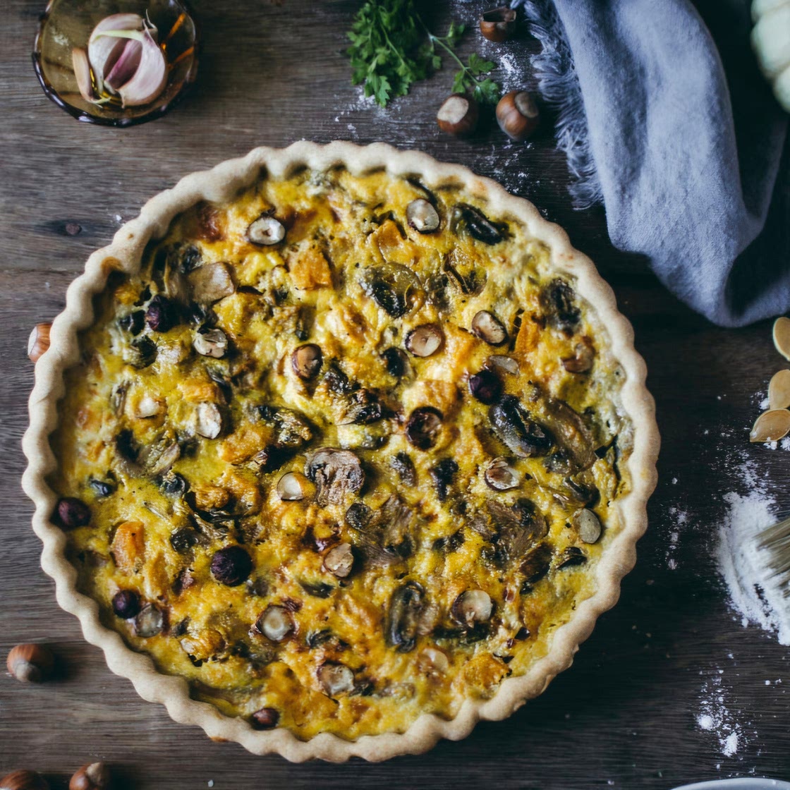 Savoury pumping pie