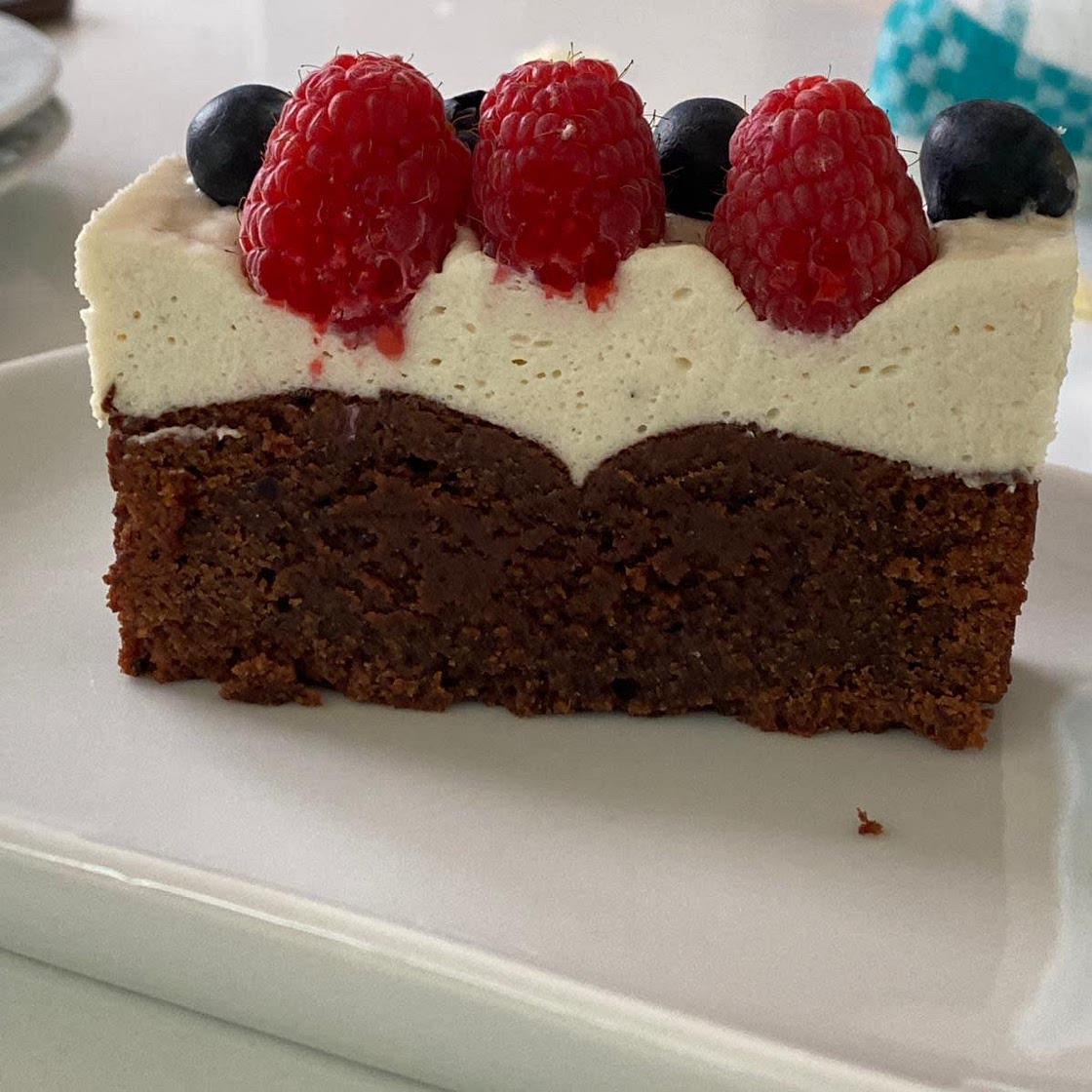 Brownie Birthday Cake