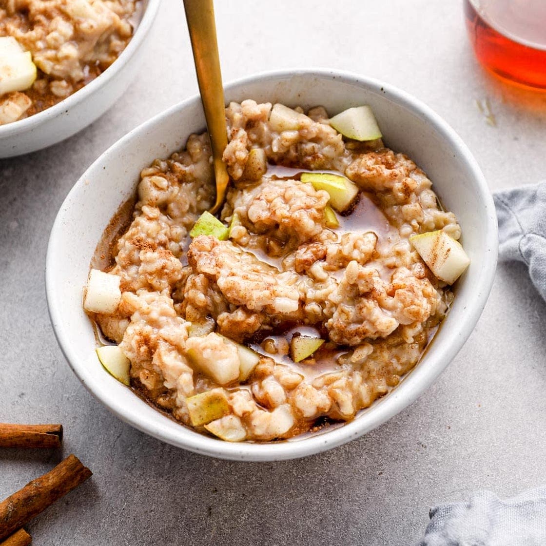 Pear and Walnut Oatmeal