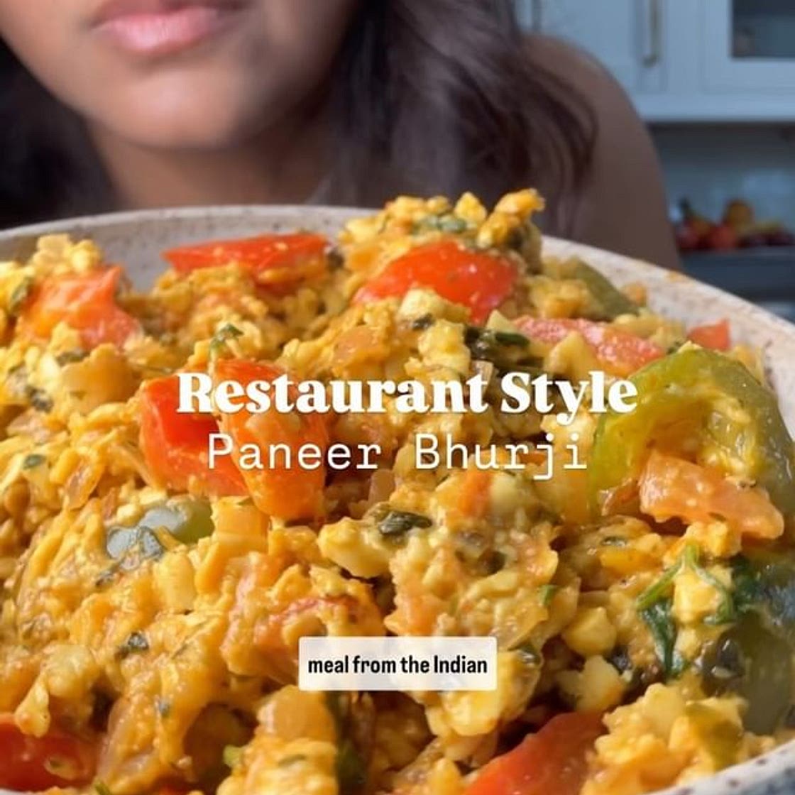 I get asked for this Paneer Bhurji recipe so much so I’m finally