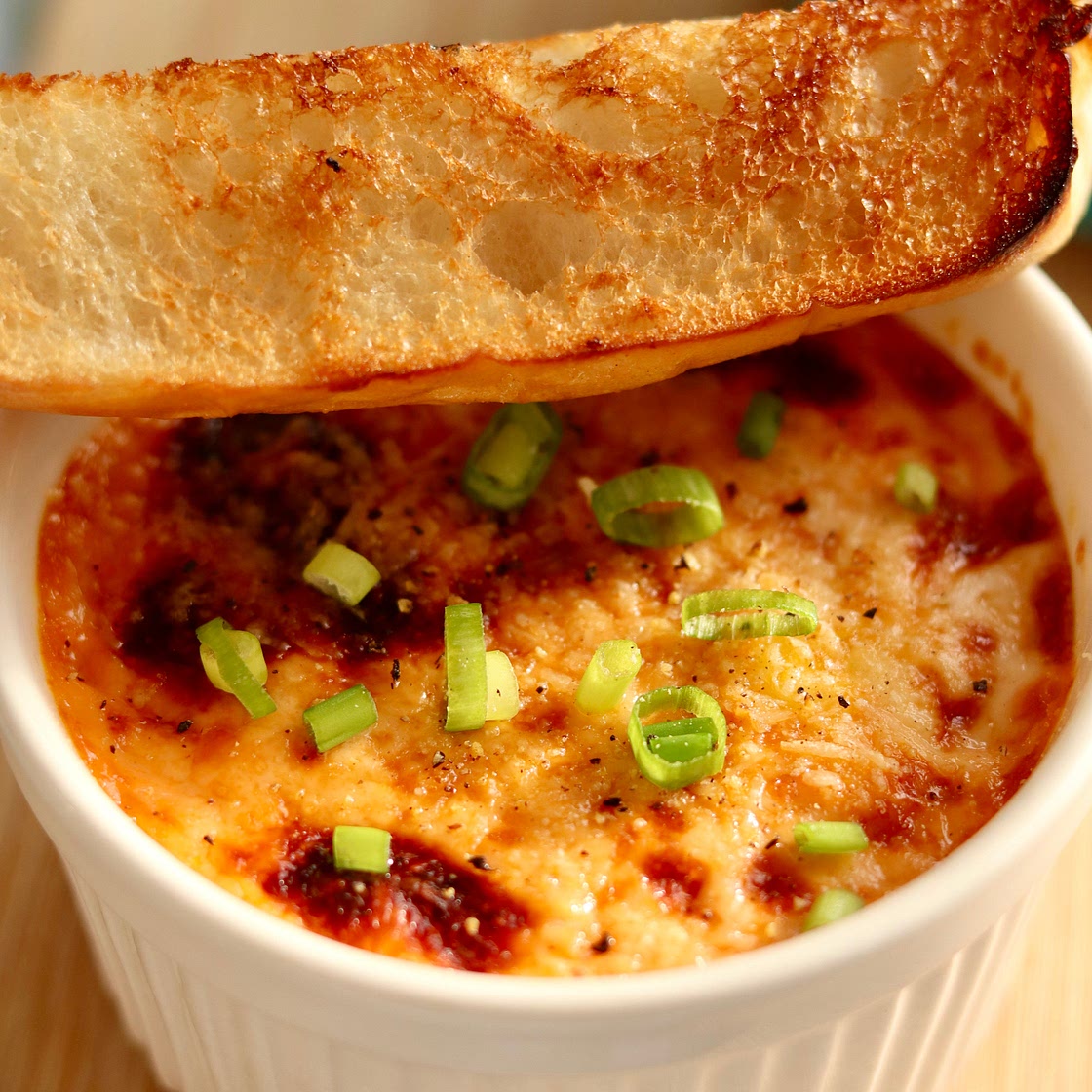 Gochujang Cream Baked Eggs (Eggs en Cocotte)