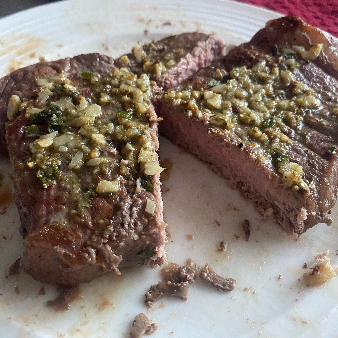 Sirloin Steak with Garlic Butter