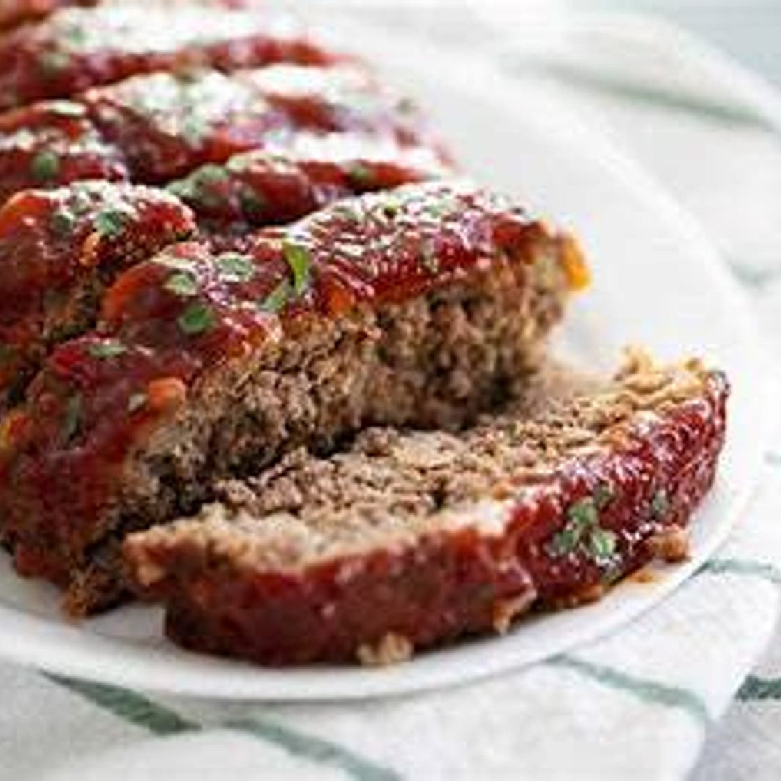 Meatloaf w/ Ketchup Glaze