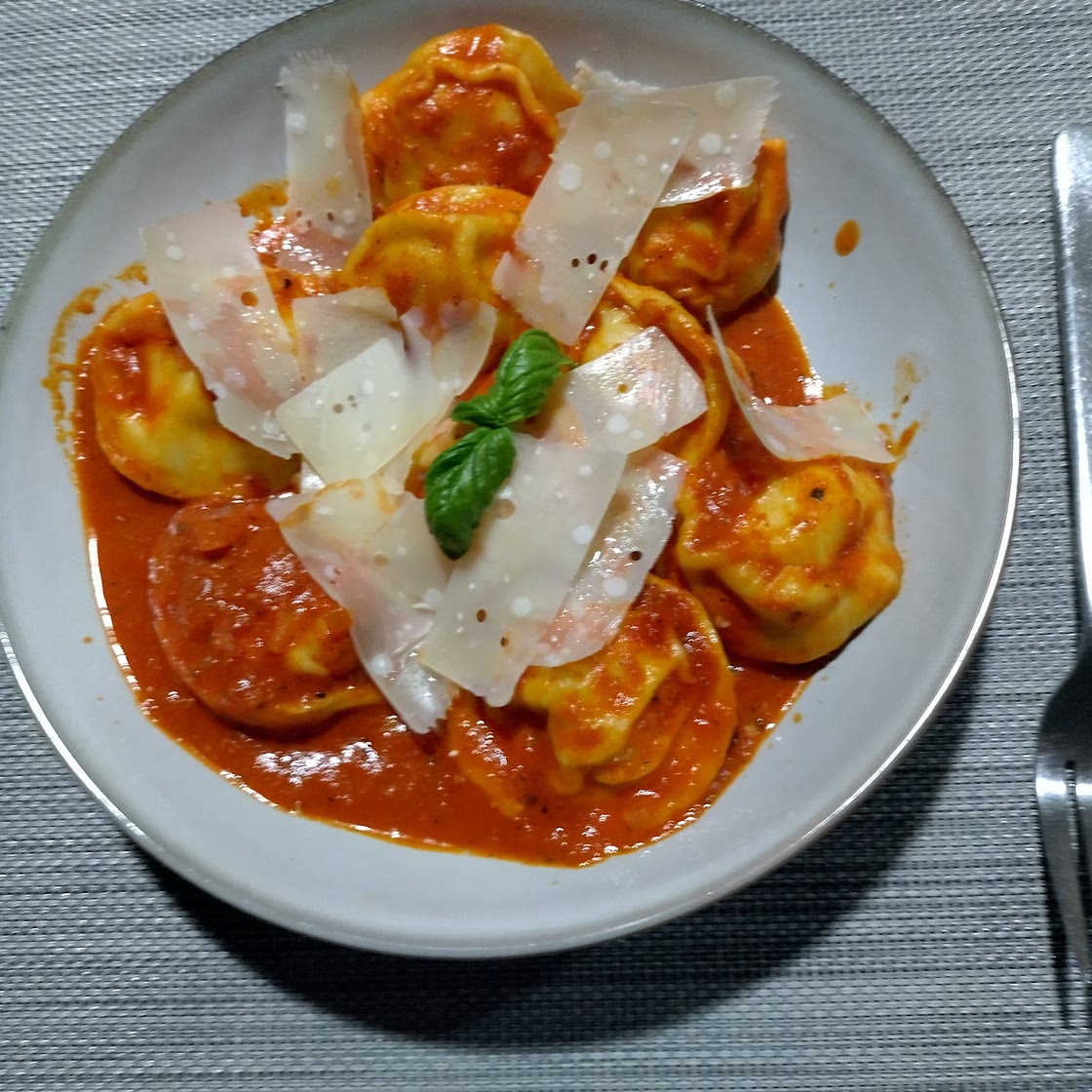 Chicken ravioli