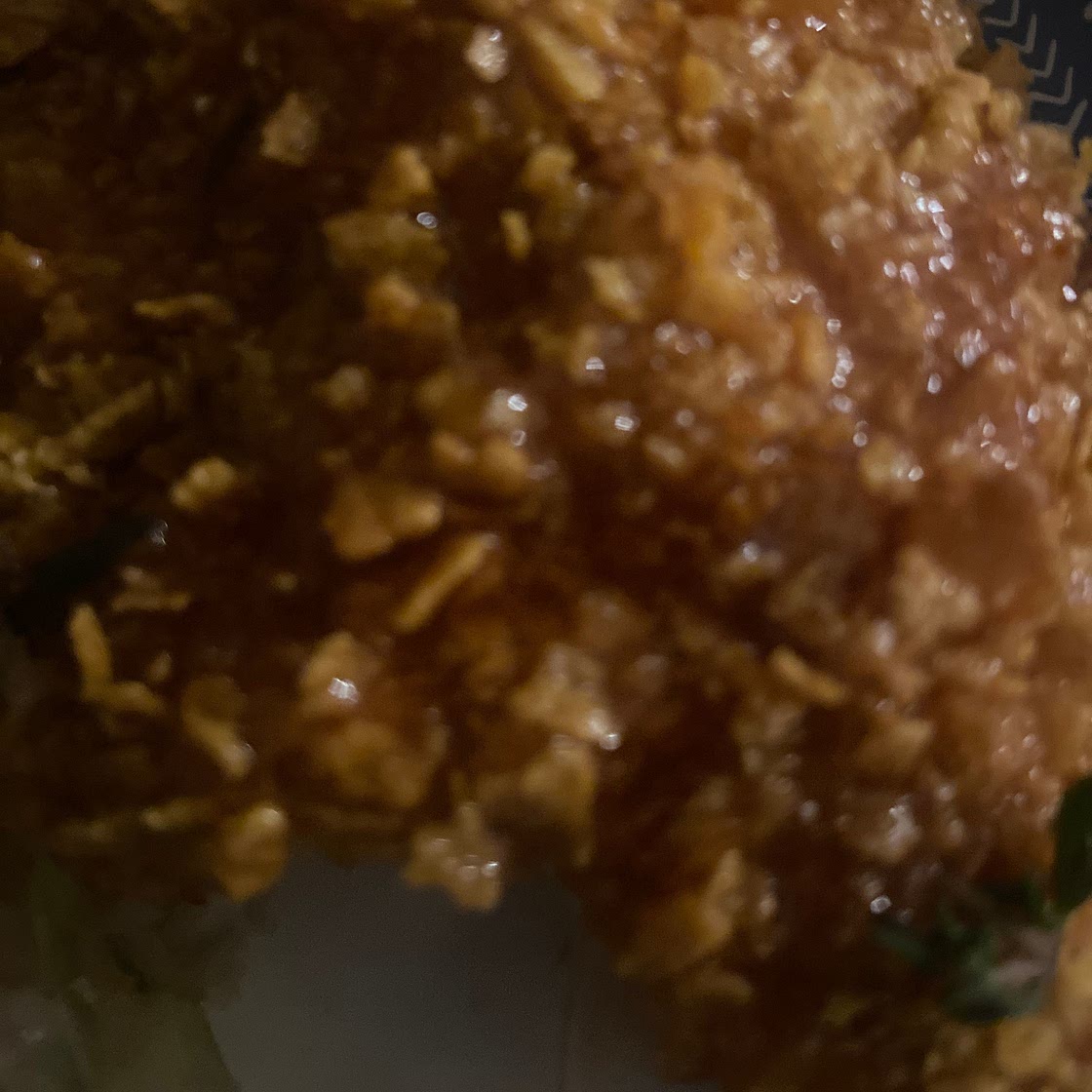 Baked Crunchy Hot Honey Chicken