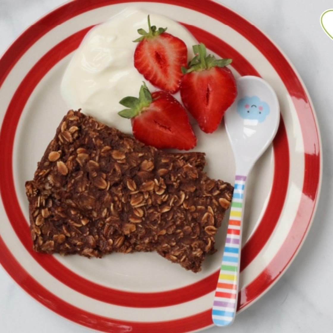 Chocolate orange porridge fingers 