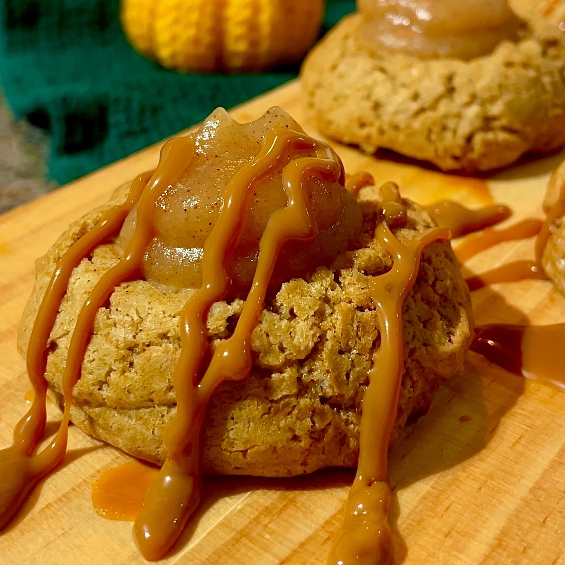 CARAMEL APPLE COOKIES 🍎🍪