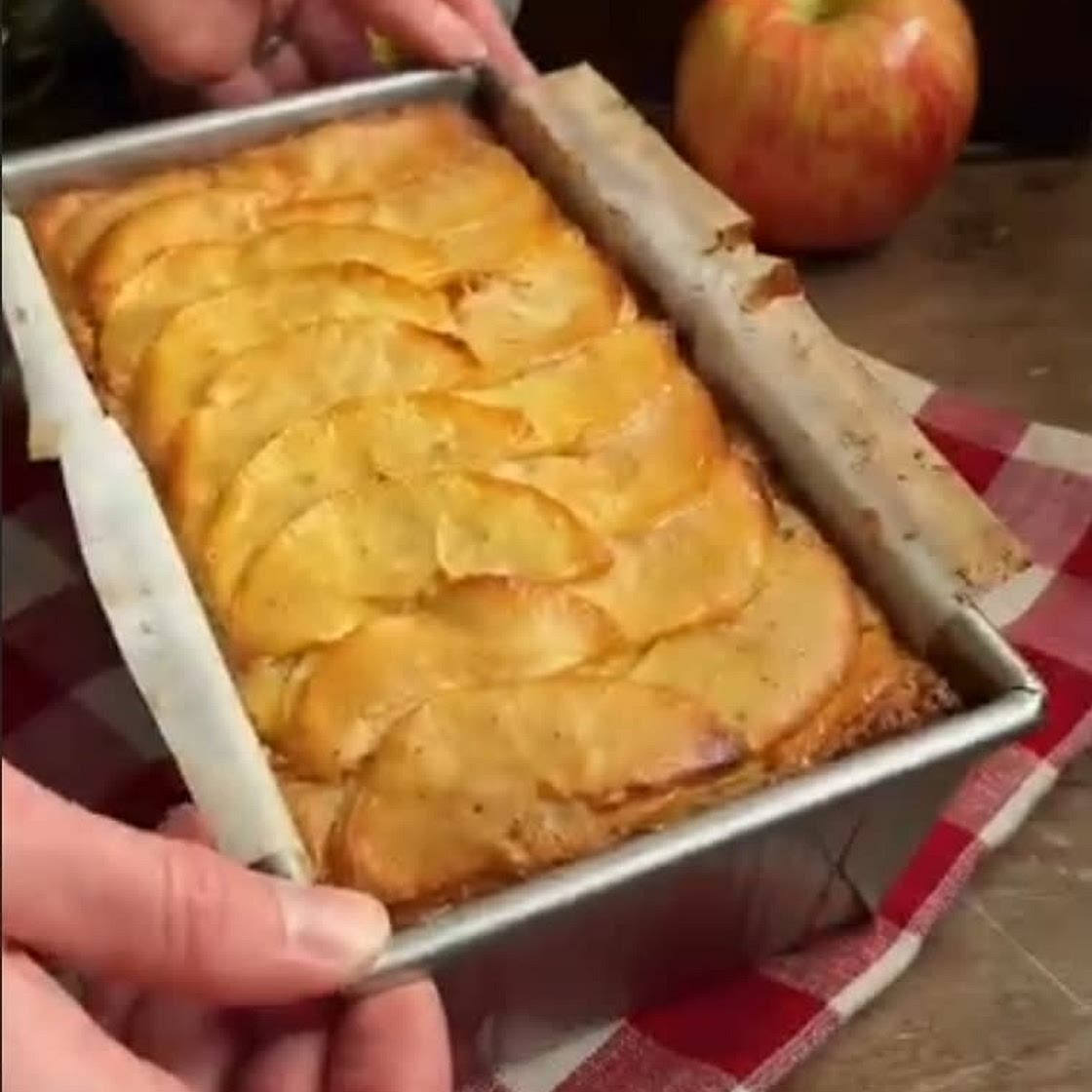 Invisible Apple Cake