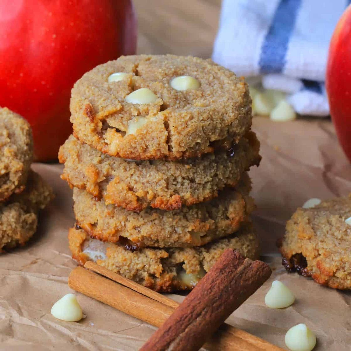 Low Carb Butterscotch Apple Cookies