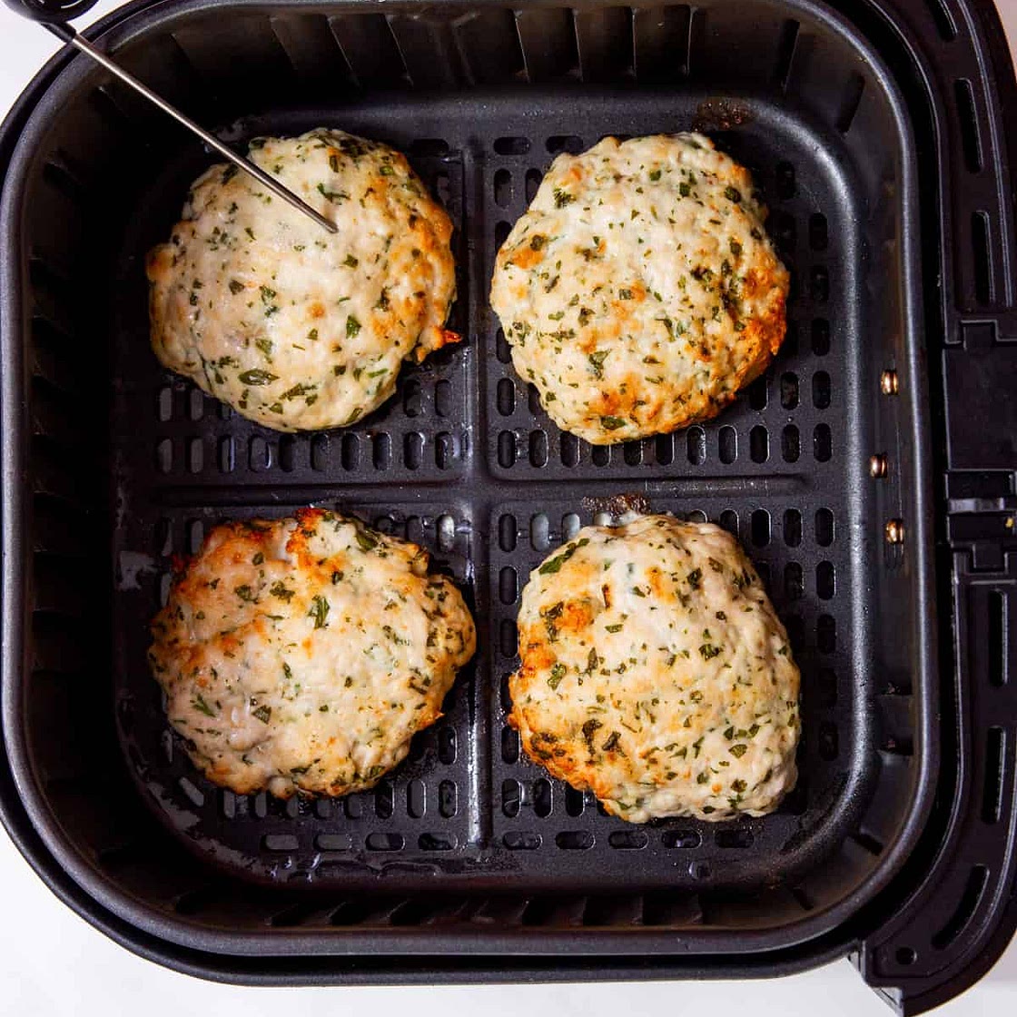 Chicken Patties in Airfryer