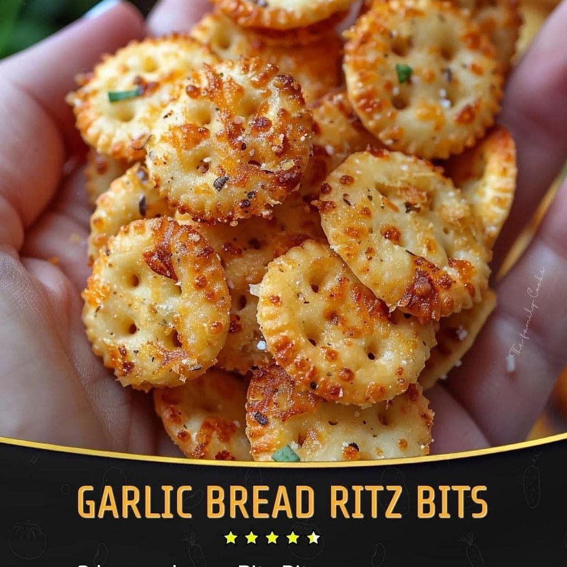 Garlic Bread Ritz Bits