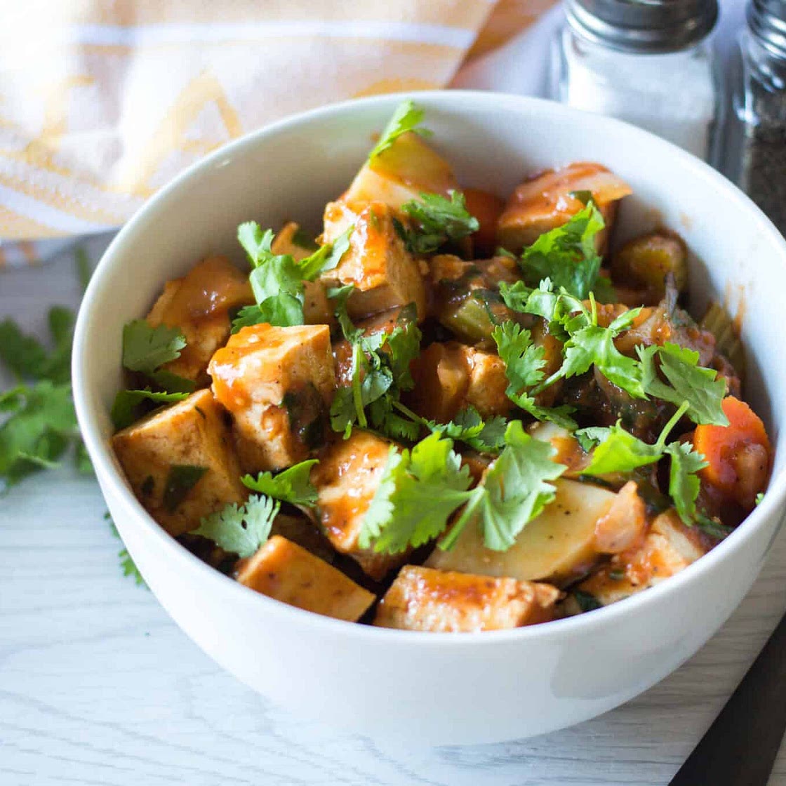 Tofu and Vegetable Stew