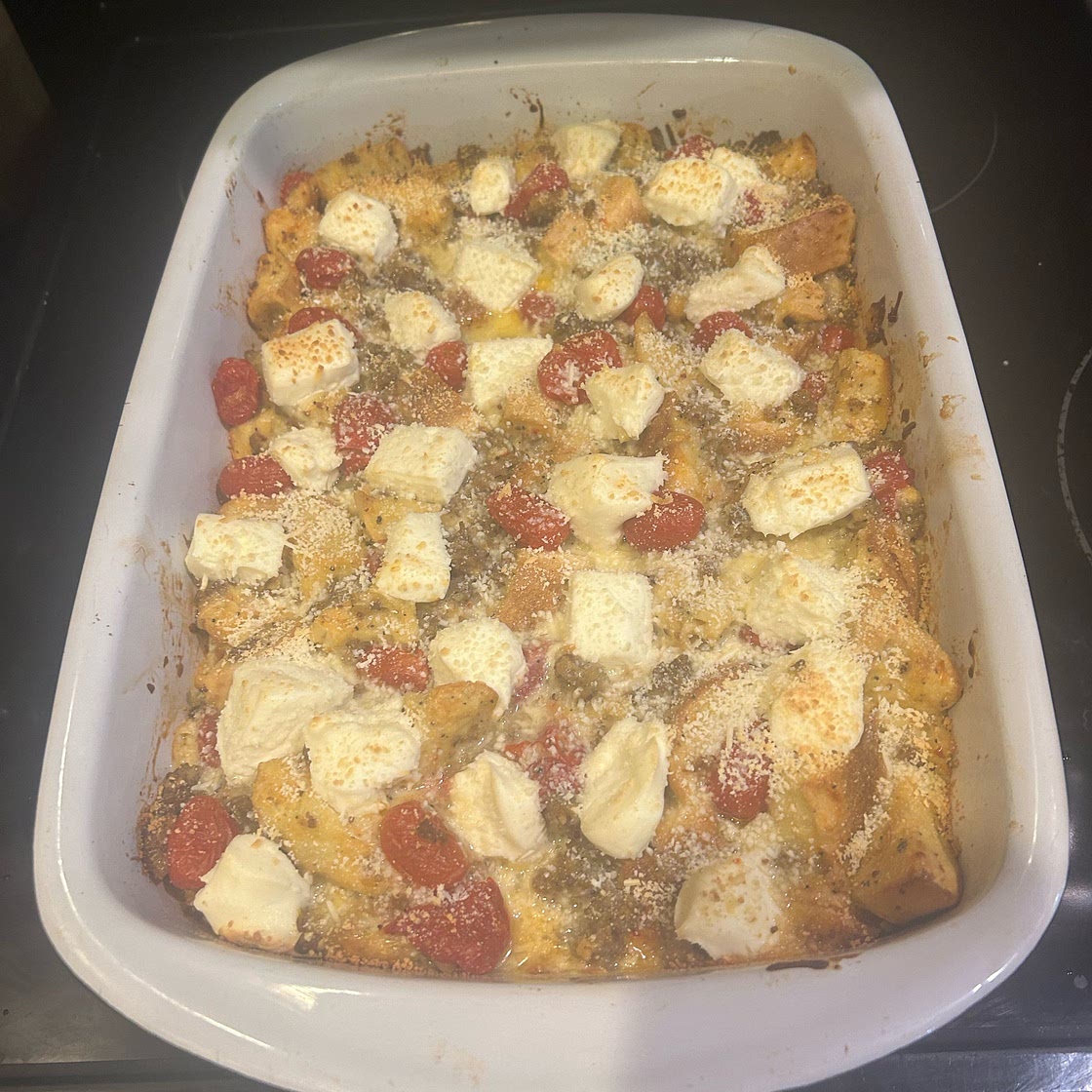 Everything Bagel Breakfast Casserole