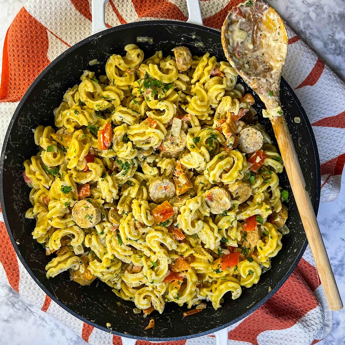 Sausage and Peppers Pasta