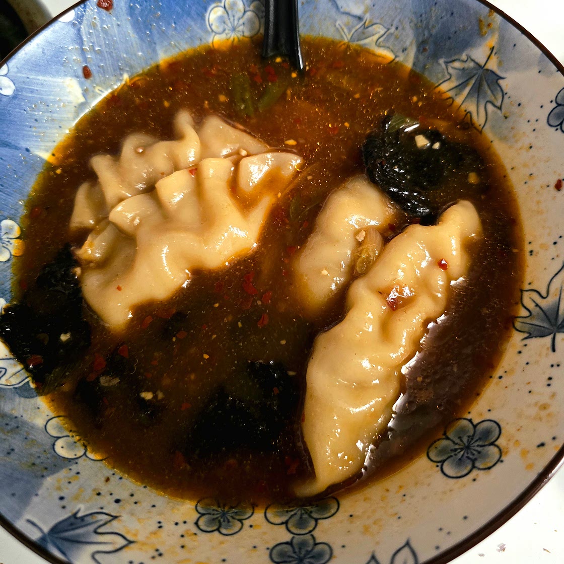 Hot and Sour Wonton Soup