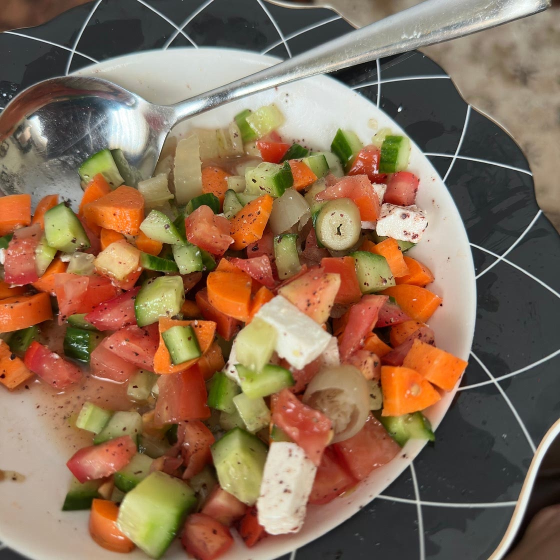 Jalapeño carrot salad