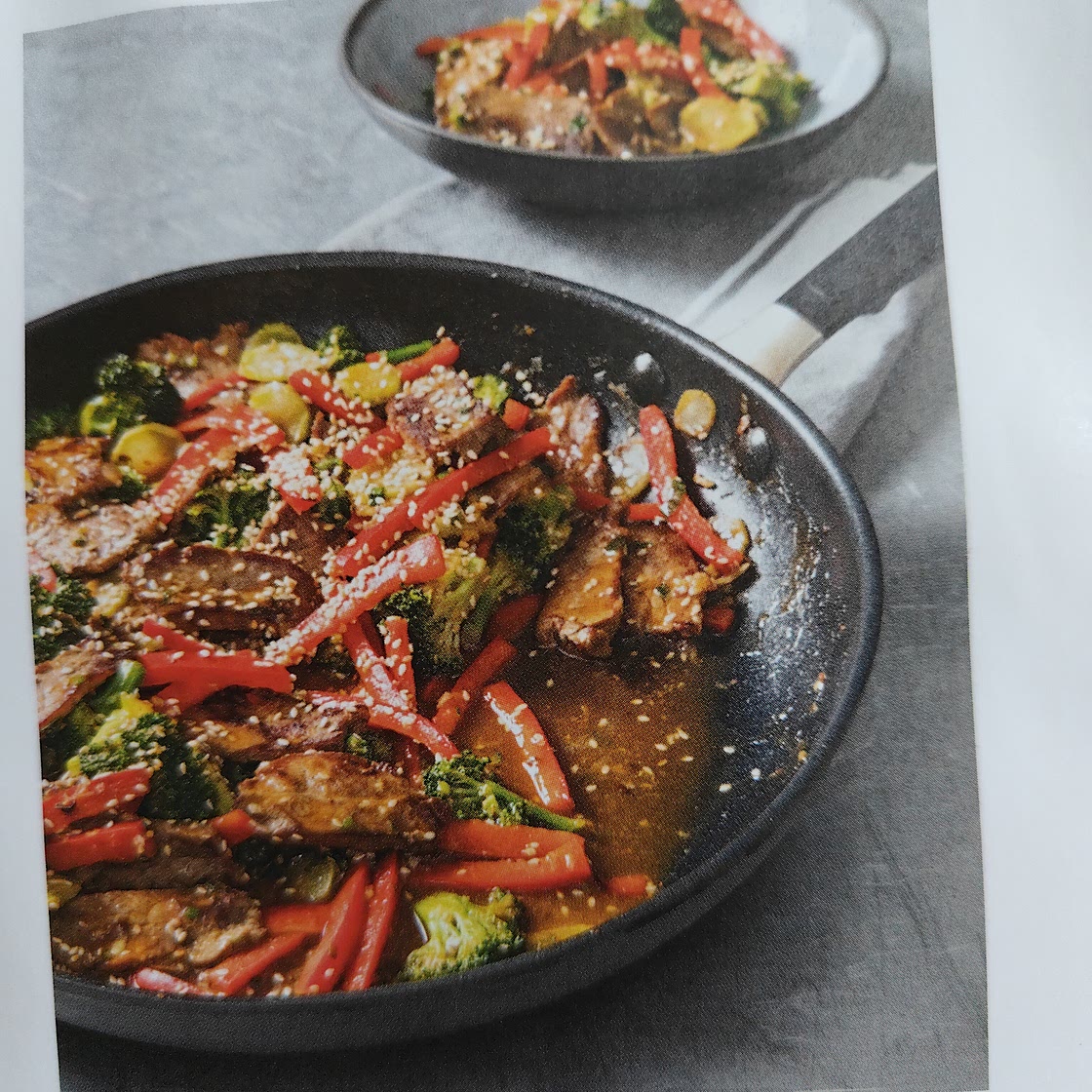 p215 Orange Sesame Beef and Vegetable Stir-Fry