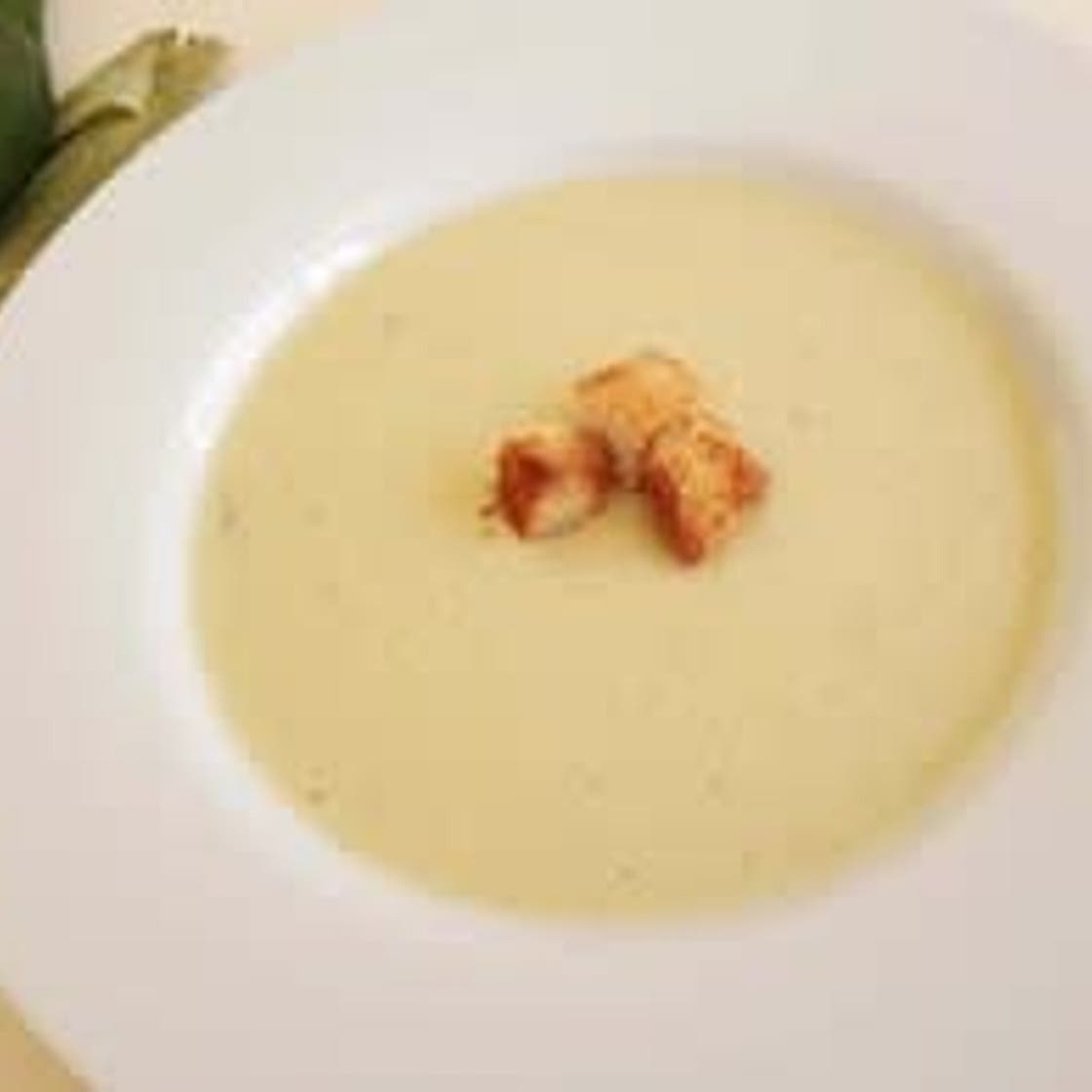 Crema de elote con poblano
